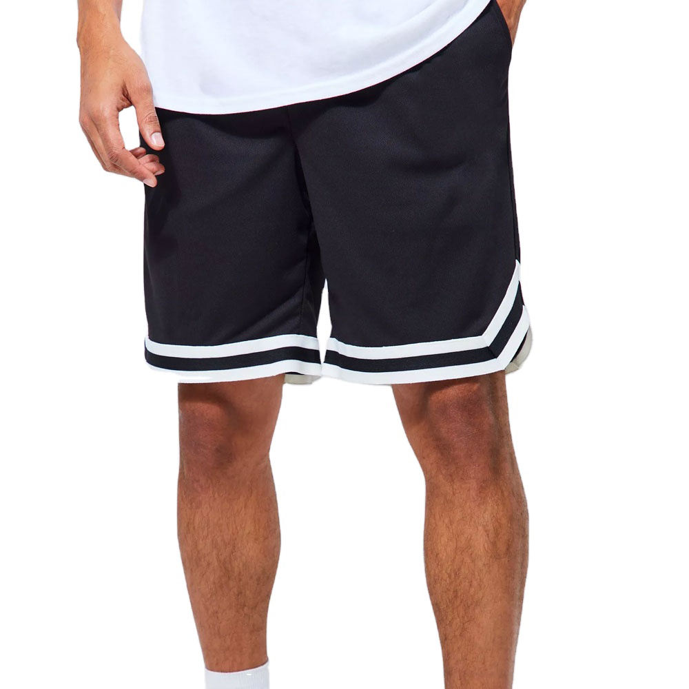 Hestic Sports Wear High Quality Custom Made Basketball Shorts For Mens Cropped Fit Polyester Plain Sublimation Shorts For Mens